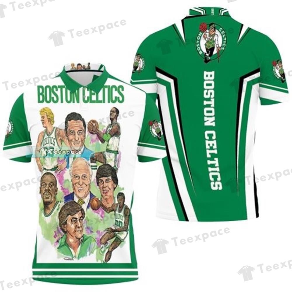 Boston Celtics 1982 Seasons Polo Shirt 1