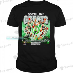 Boston Celtics All Time Greats NBA Champions Unisex T Shirt