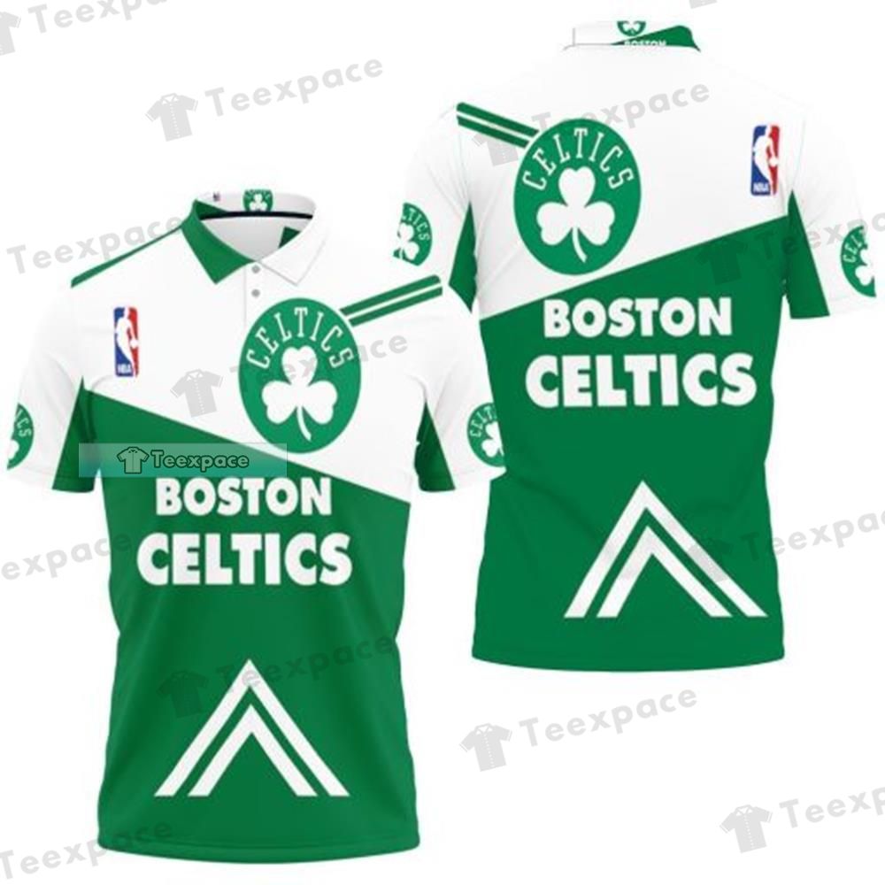 Boston Celtics Arrow Polo Shirt Celtics Gifts for him 1