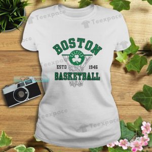 Boston Celtics Basketball EST 1946 Celtics T Shirt Womens