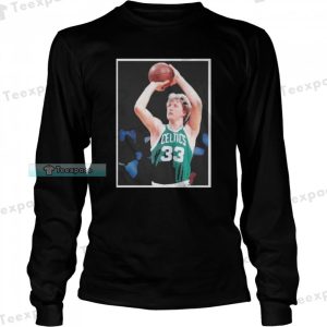 Boston Celtics Basketball Larry Bird Long Sleeve Shirt