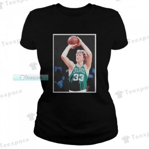 Boston Celtics Basketball Larry Bird T Shirt Womens