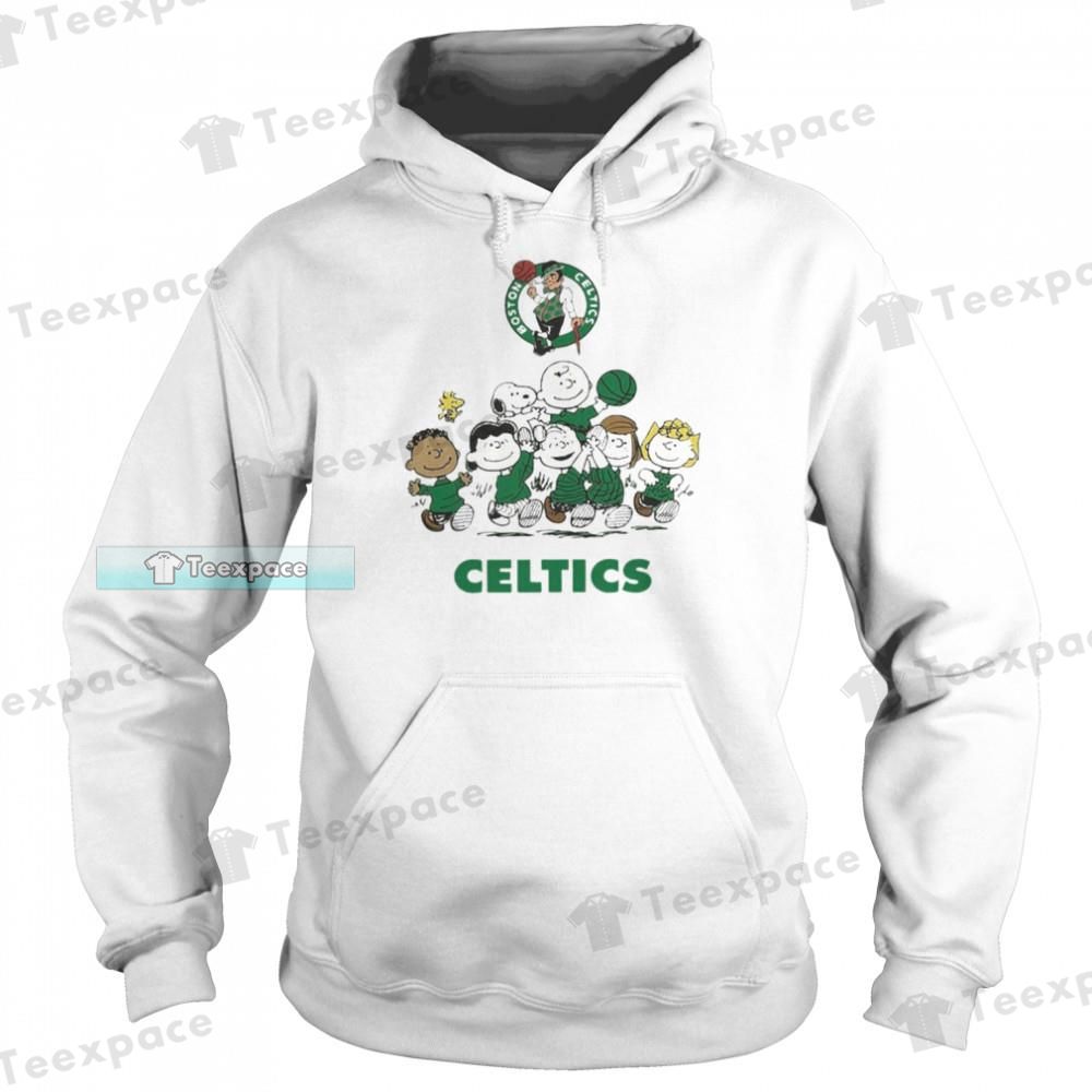 Boston Celtics Basketball Snoopy Celtics Hoodie