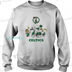 Boston Celtics Basketball Snoopy Celtics Sweatshirt