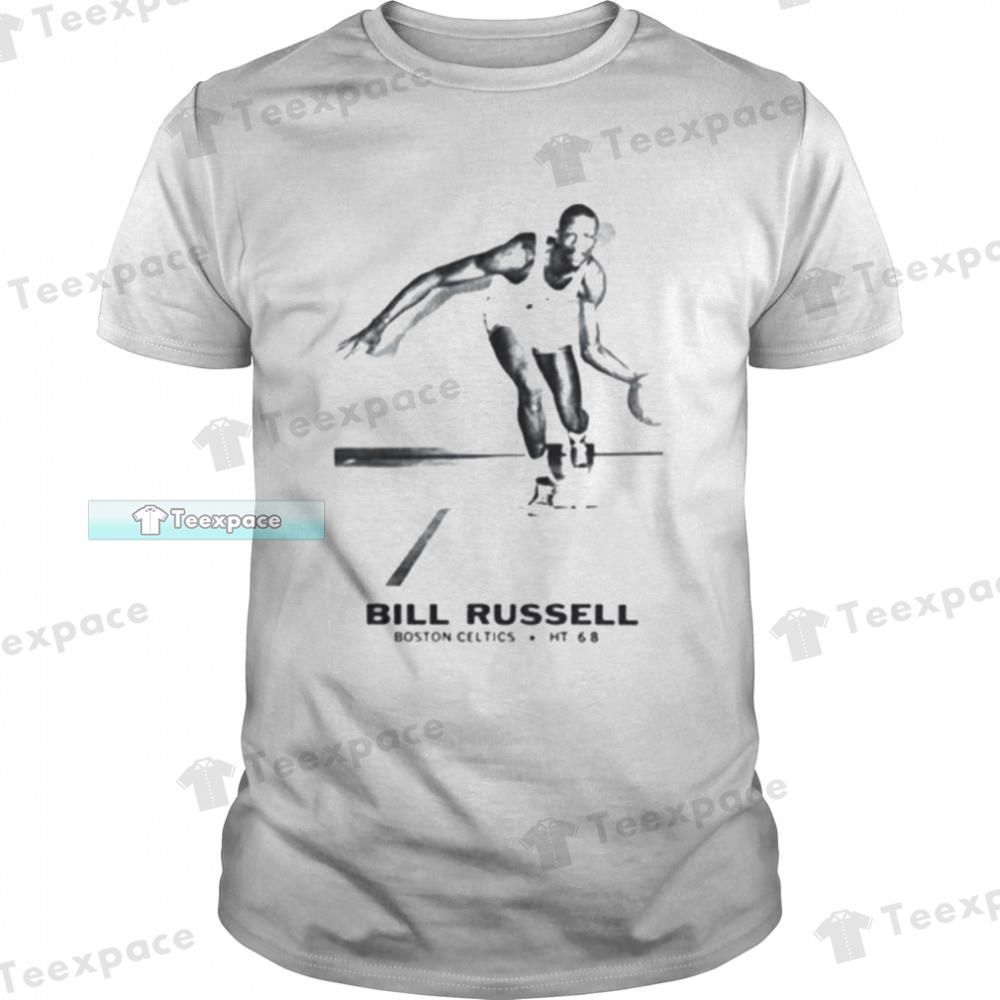 Boston Celtics Bill Russell 1934 2022 Art Unisex T Shirt