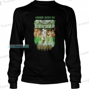 Boston Celtics Bill Russell Legend Never Die Signature Long Sleeve Shirt