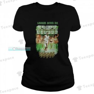 Boston Celtics Bill Russell Legend Never Die Signature T Shirt Womens