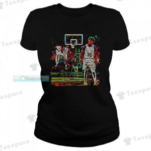 Boston Celtics Bleeding Green Celtics T Shirt Womens