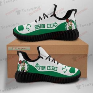 Boston Celtics Blur Letter Pattern Reze Shoes Celtics Gifts 1