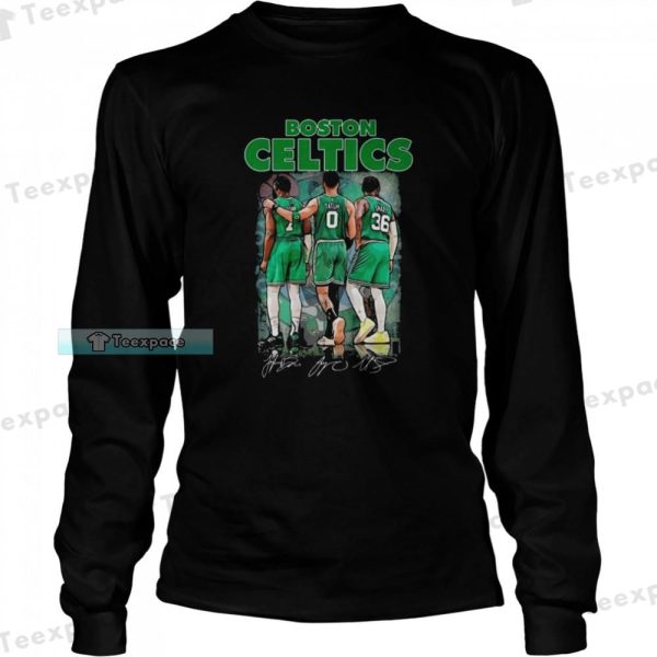Boston Celtics Brown Tatum Smart Signatures Shirt