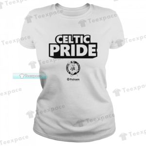 Boston Celtics Celtic Pride Putnam Celtic T Shirt Womens