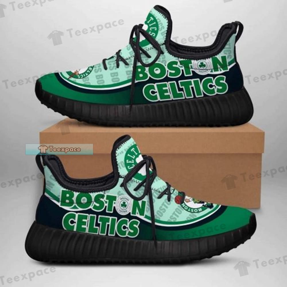 Boston Celtics Curved Letter Reze Shoes Celtics Gifts 1