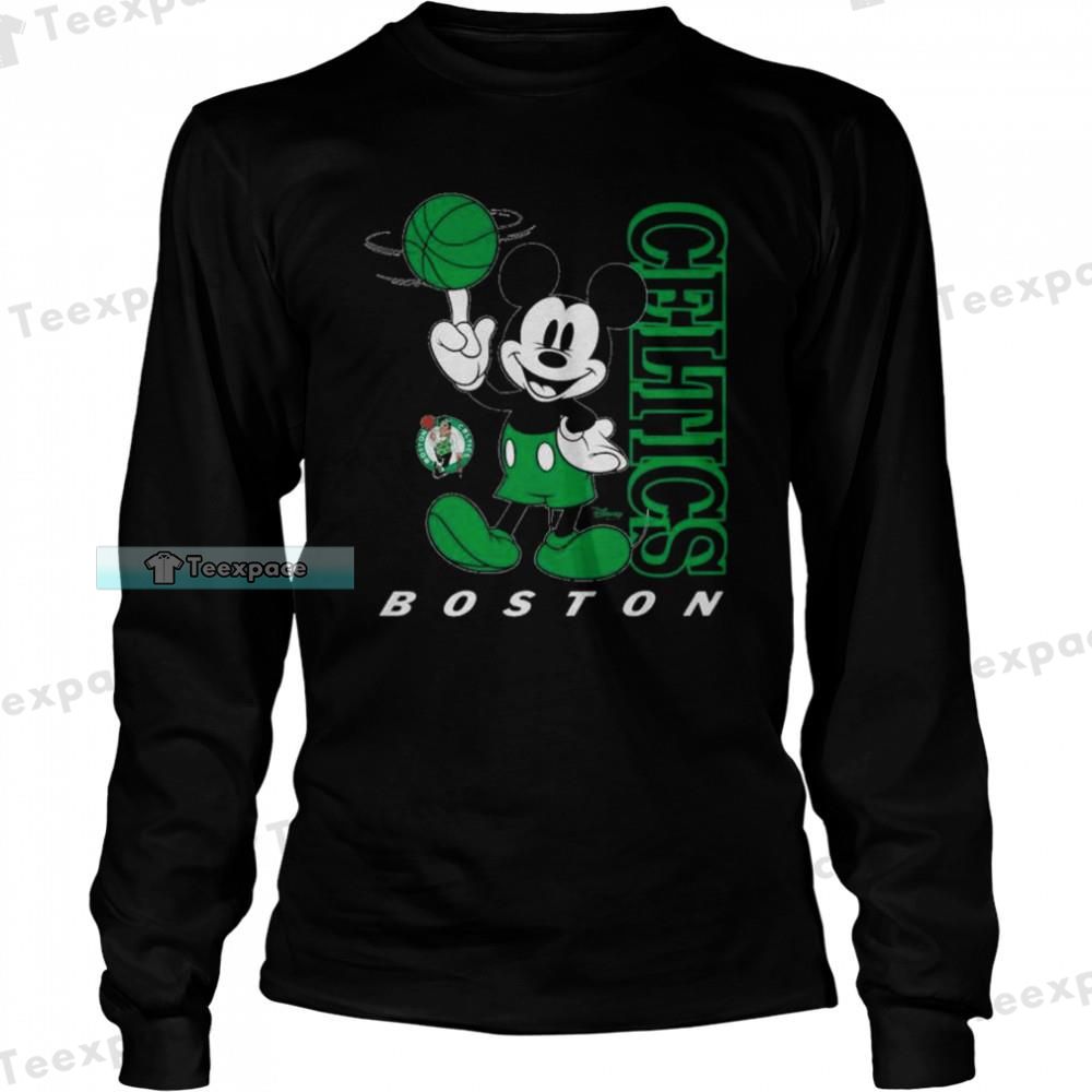 Boston Celtics Disney Vintage Mickey Baller Long Sleeve Shirt