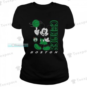 Boston Celtics Disney Vintage Mickey Baller T Shirt Womens