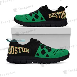 Boston Celtics Dot Pattern Running Shoes Celtics Gifts 2