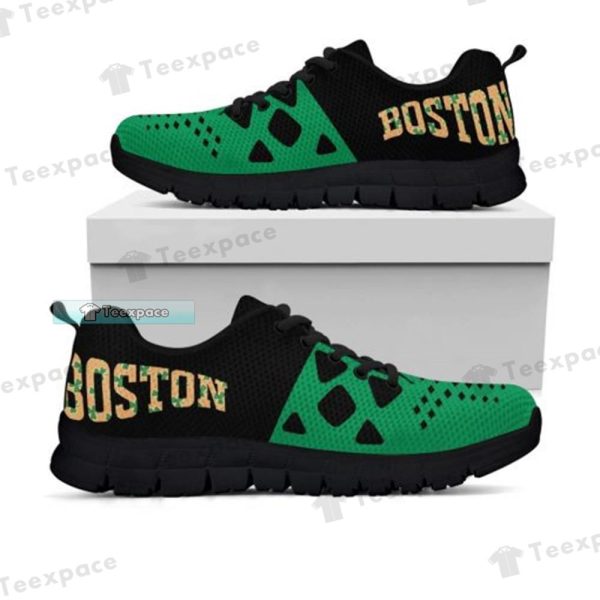 Boston Celtics Dot Pattern Running Shoes Celtics Gifts