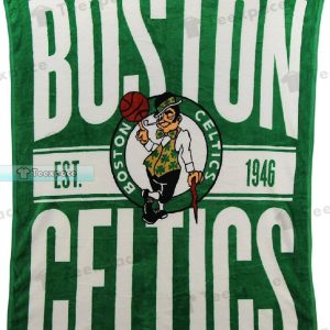 Boston Celtics EST 1946 Fleece Blanket Celtics Gifts