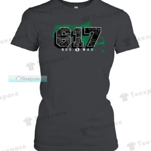 Boston Celtics Fanatics 617 Hometown Celtics T Shirt Womens