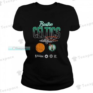 Boston Celtics Fanatics Nike Courtside Splatter T Shirt Womens