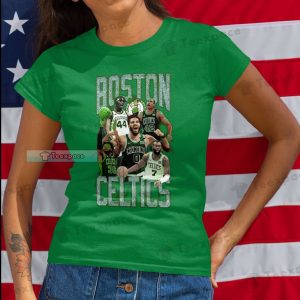 Boston Celtics Five Legends T Shirt Womens