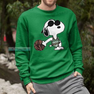 Boston Celtics Funny Snoopy Sweatshirt