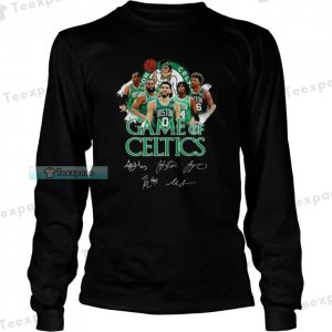 Boston Celtics Game Of Celtics Signatures Legends Long Sleeve Shirt
