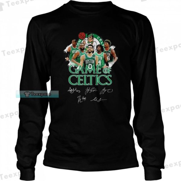 Boston Celtics Game Of Celtics Signatures Legends Shirt