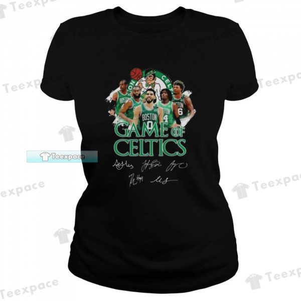 Boston Celtics Game Of Celtics Signatures Legends Shirt