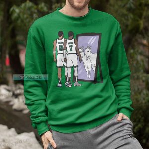 Boston Celtics Goat Tatum Brown Sweatshirt