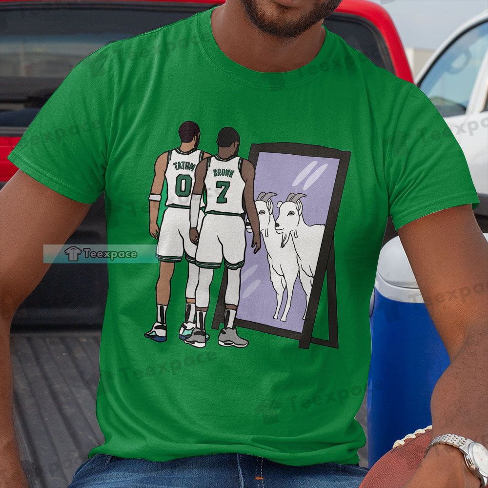 Boston Celtics Goat Tatum Brown Unisex T Shirt