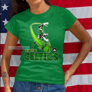 Boston Celtics Green Lantern Corps T Shirt Womens