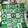 Boston Celtics Home For Life Throw Blanket