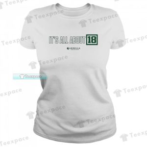 Boston Celtics Its All About 18 Celtics T Shirt Womens