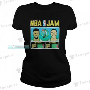 Boston Celtics Jaylen Brown And Jayson Tatum Funny T Shirt Womens