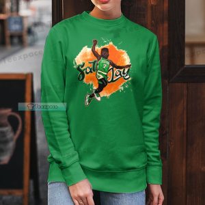 Boston Celtics Jaylen Brown Art Long Sleeve Shirt
