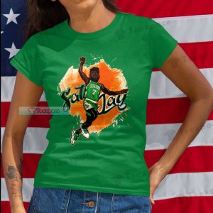 Boston Celtics Jaylen Brown Art T Shirt Womens