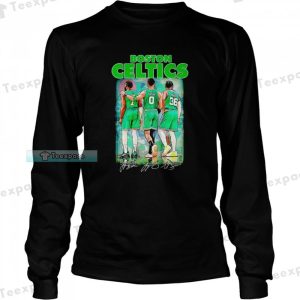 Boston Celtics Jaylen Brown Jayson Tatum Marcus Smart Legends Long Sleeve Shirt