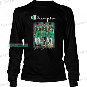 Boston Celtics Jaylen Brown Jayson Tatum Marcus Smart Long Sleeve Shirt