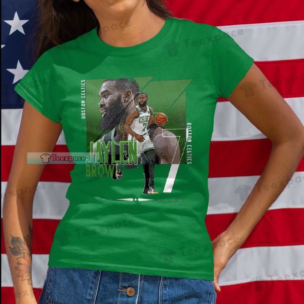 Boston Celtics Jaylen Brown Warrior Shirt