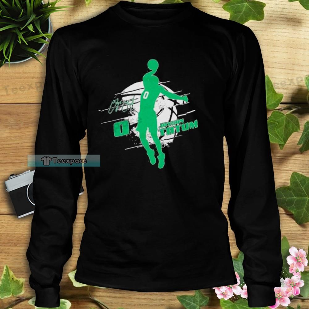 Boston Celtics Jayson Tatum Dunk Vintage Long Sleeve Shirt