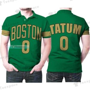 Boston Celtics Jayson Tatum Great Player Polo Shirt 1