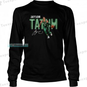 Boston Celtics Jayson Tatum MVP Signature Long Sleeve Shirt