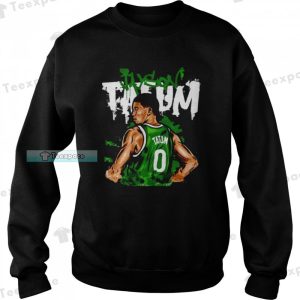 Boston Celtics Jayson Tatum Oil Painting Sweatshirt