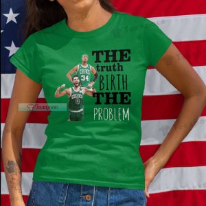 Boston Celtics Jayson Tatum Paul Pierce T Shirt Womens