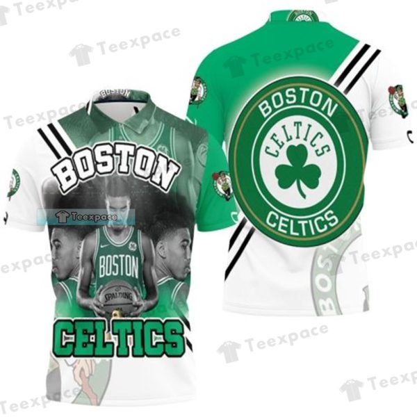 Boston Celtics Jayson Tatum Signature Polo Shirt