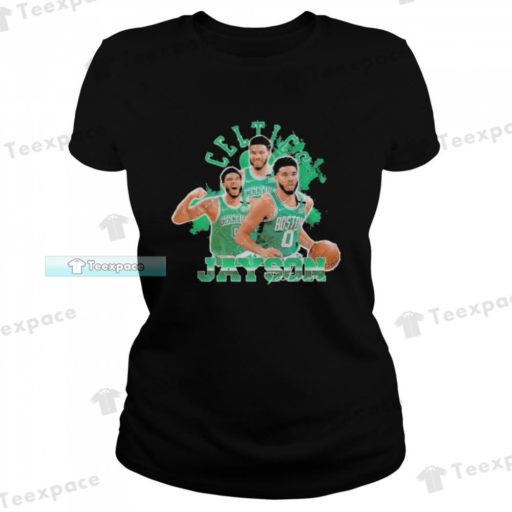 Boston Celtics Jayson Tatum Superstar Vintage T Shirt Womens