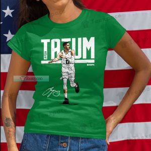 Boston Celtics Jayson Tatum T Shirt Womens