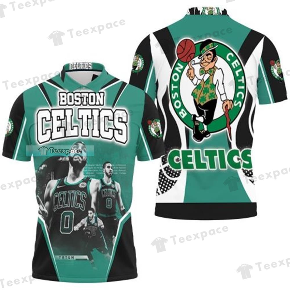 Boston Celtics Jayson Tatum Warrior Polo Shirt 1