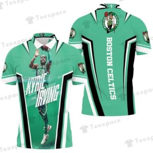 Boston Celtics Kyrie Irving Polo Shirt Gifts For Celtics Fans