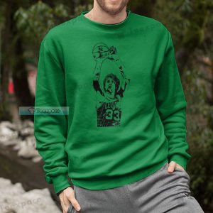 Boston Celtics Larry Bird Art Sweatshirt